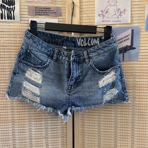 Volcom denim shorts